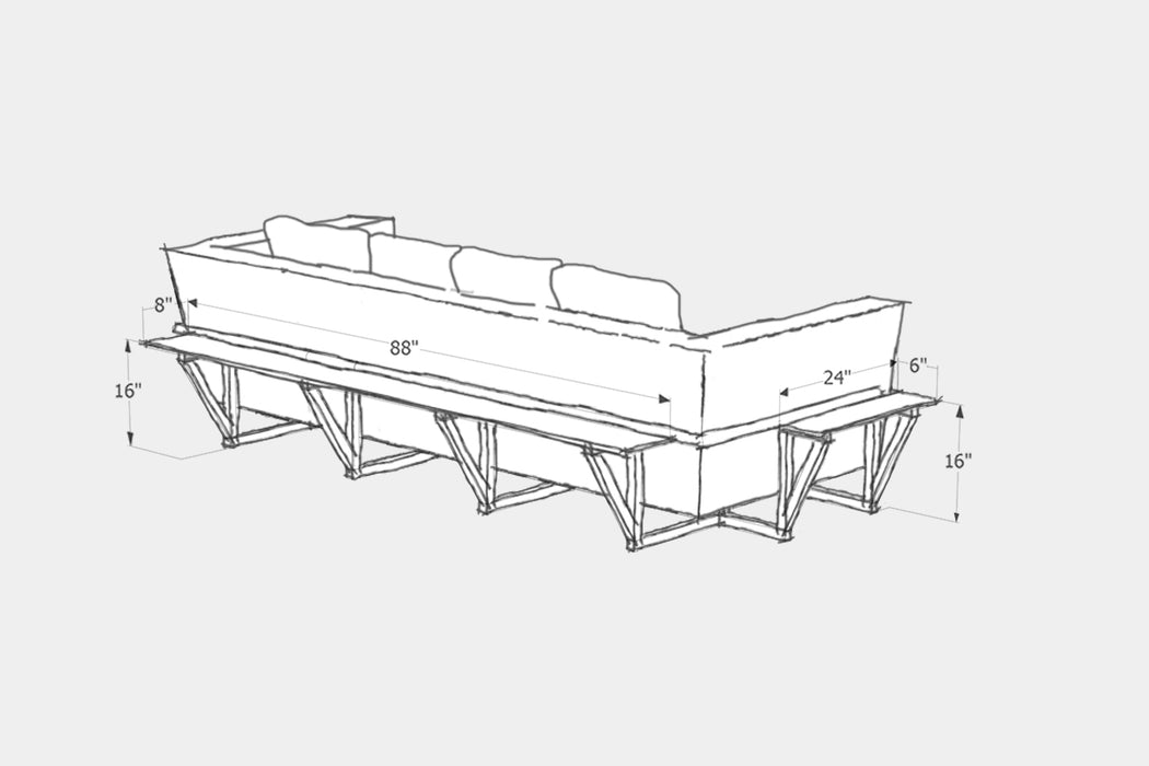 LRG Sofa Trays + Work Table