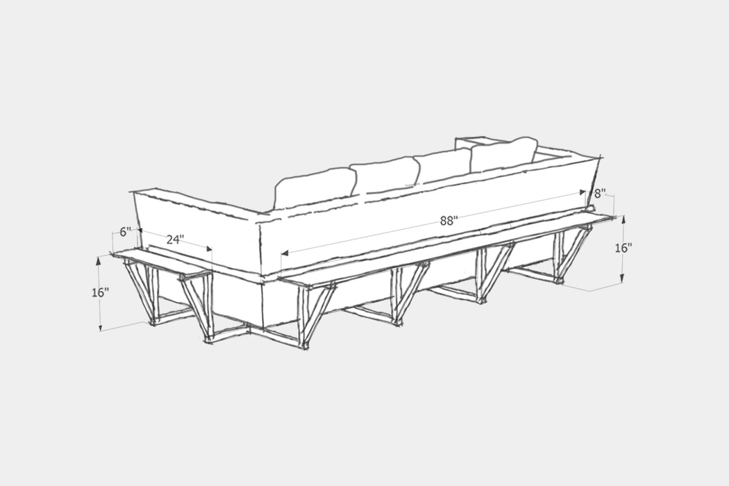 LRG Sofa Trays + Work Table