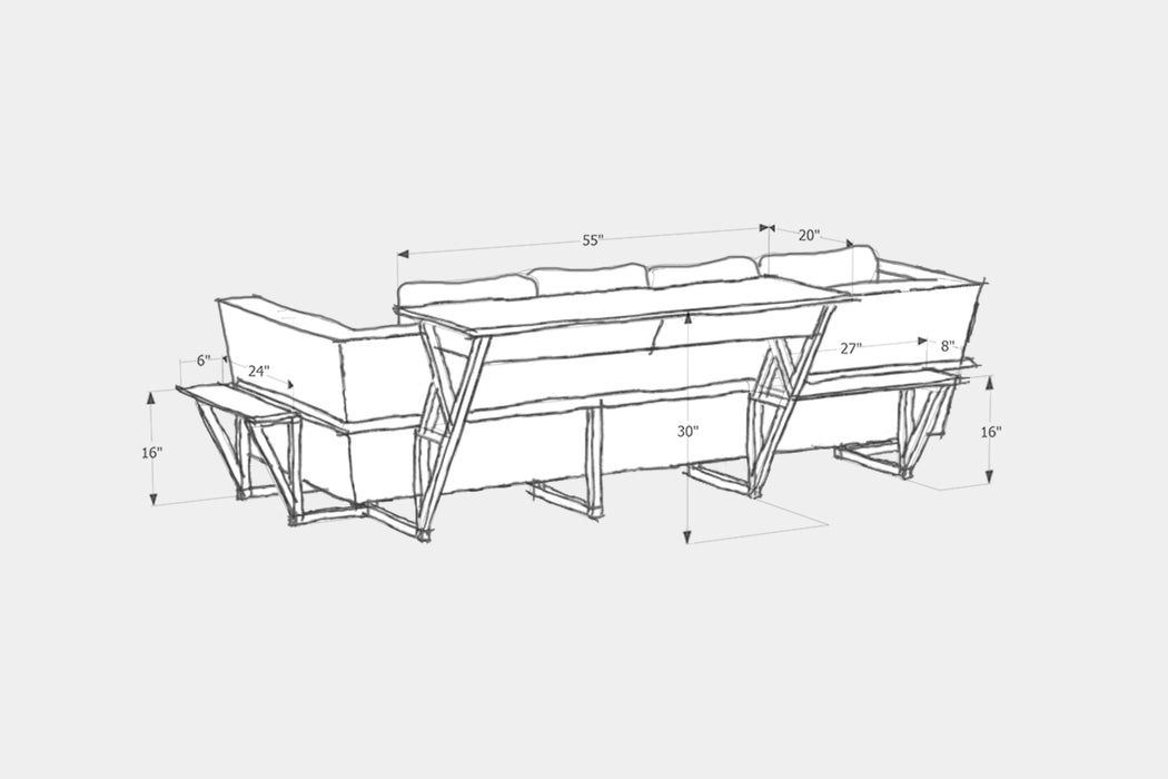 LRG Sofa Trays + Work Table