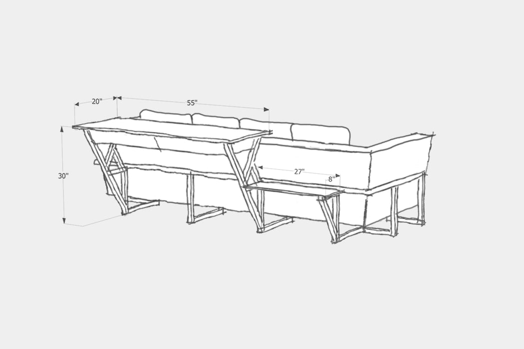 LRG Sofa Trays + Work Table